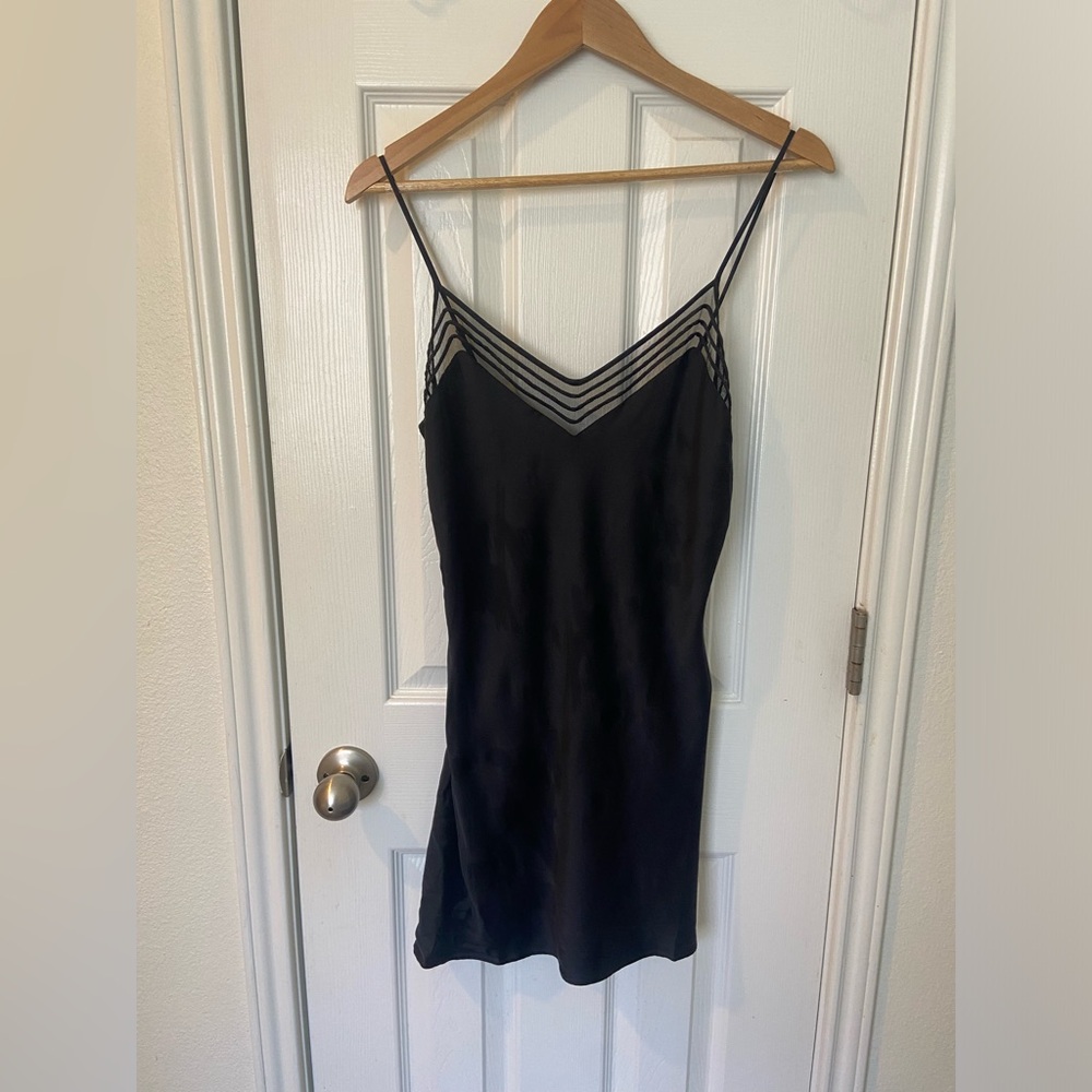 Vintage 100% Silk Victoria’s Secret Black Teddy - Size Medium